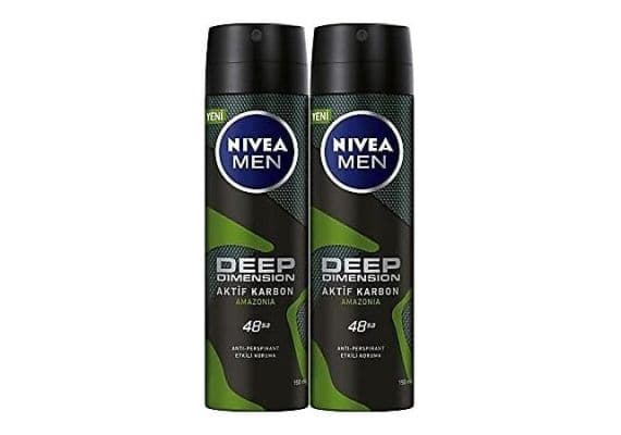 Nivea Men Deep Dimension Amazonia 150 мл, 2 штуки Дезодорант-спрей