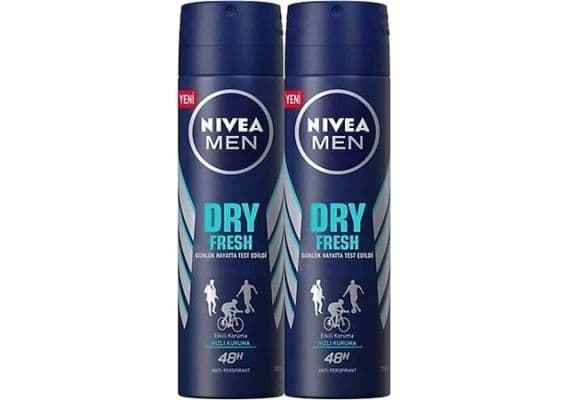 Nivea Men Dry Fresh 150 мл 2 штуки Дезодорант спрей