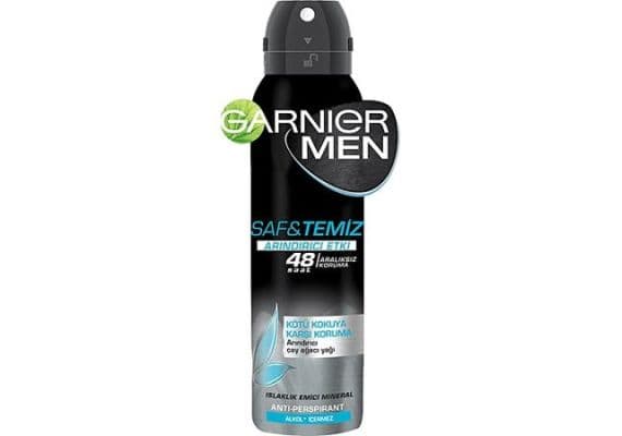 Garnier Men Безопасный и Чистый 150 мл дезодорант-спрей.