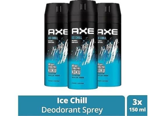 Дезодорант-спрей Axe Ice Chill 150 мл, 3 штуки