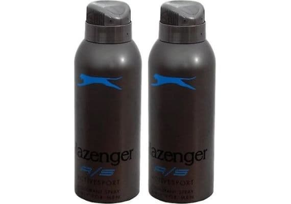 Спортивный дезодорант-спрей для мужчин Slazenger Active, голубой, 150 мл, 2 штуки.