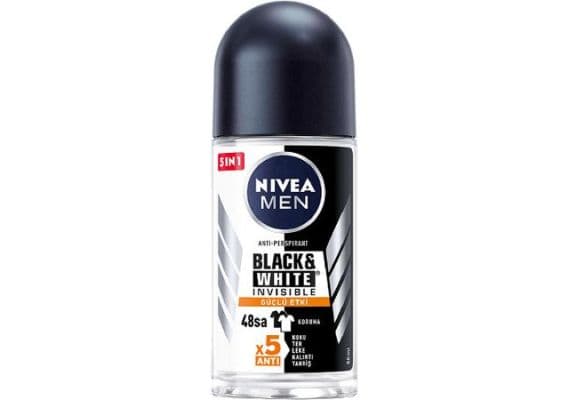 Nivea Men Invisible Black & White Мощное Действие Мужской Ролл-он Дезодорант 50 мл