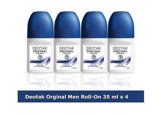 Deotak Original для мужчин 35 мл 4 штуки Roll-On