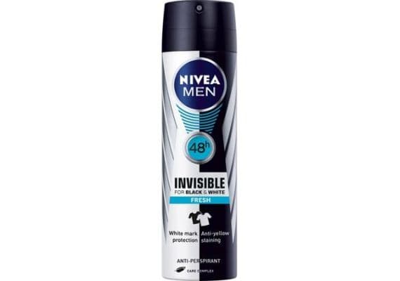 Nivea Men Invisible Black & White Fresh Мужской дезодорант-спрей 150 мл