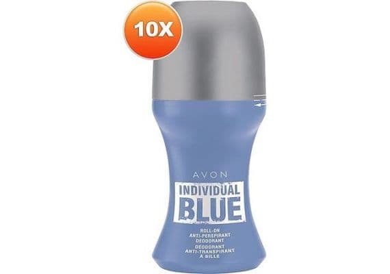 Avon Individual Blue 50 ml 10 штук в ролл-оне.