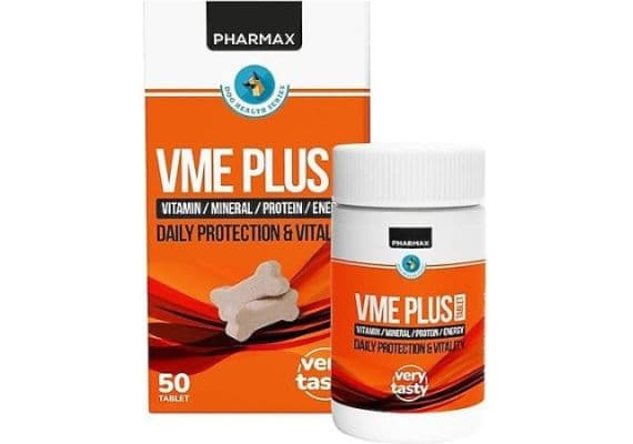 Pharmax Vme Plus 50 Таблетки для Собак Витамин Минеральная и Энергетическая Поддержка