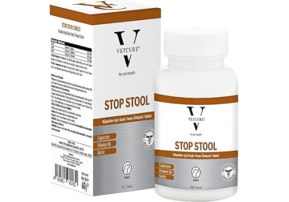 Vetcure Stop Stool 100 Таблеток для собак, предотвращающих поедание фекалий