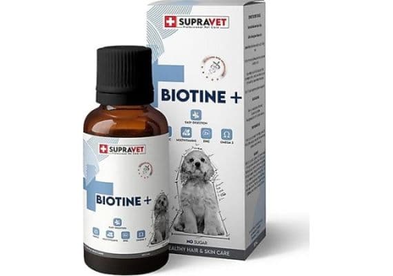 Supravet Biotine 100 мл Капли для здоровья кожи и шерсти собак