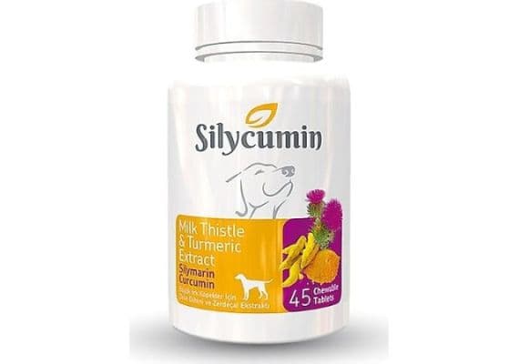 Bio PetActive Silycumin 45 таблеток - витамины для собак, поддерживающие иммунитет и рост.