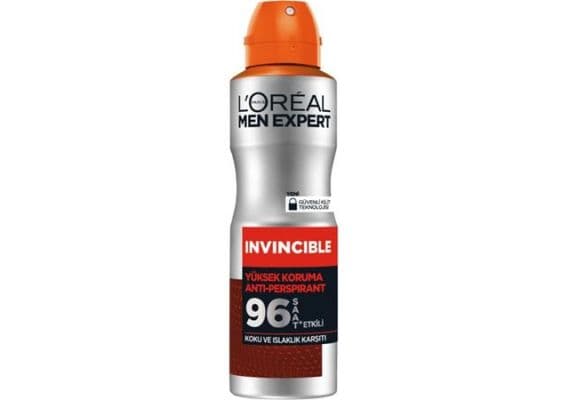 Loreal Paris Men Expert Непобедимый антиперспирант в виде спрея для мужчин, дезодорант 150 мл.