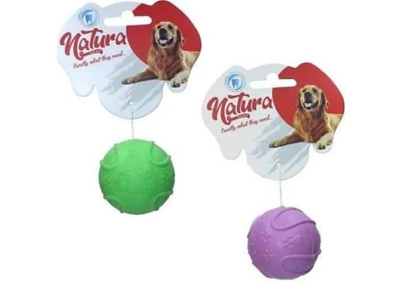 Пластиковый жесткий шарик для собак Natura Pet 5 см
