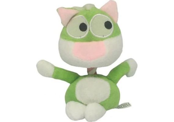 Игрушка-плюшевый котенок Polo 16 см с звуком и веревкой для собак