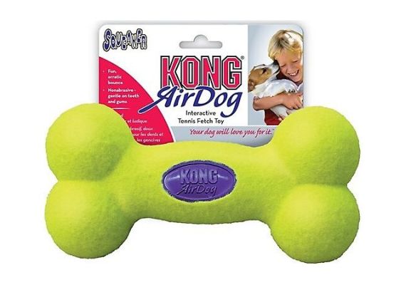 Kong Air Squeaker 11.5 см Маленькая звенящая кость для собачьих игрушек