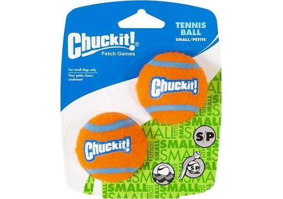 Chuckit 2 штуки маленьких теннисных игровых мячей для собак.