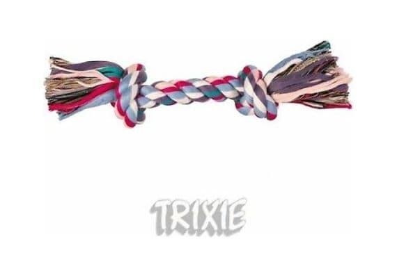 Trixie Собачка Памук Вязаная Зубная Нить M 26CM - Черный