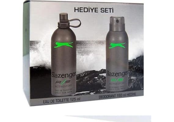 Slazenger Туалетная вода Active Sport 125 мл + дезодорант Green x 2 Шт.