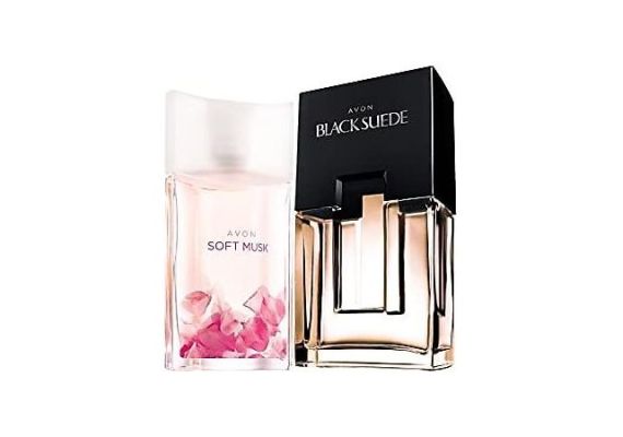 Avon Black Suede для мужчин и Soft Musk Delice для женщин