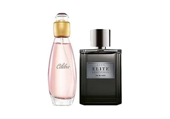 Avon Elite Gentleman in Black для мужчин и Celebre для женщин