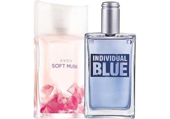 Avon Individual Blue для мужчин и Soft Musk для женщин