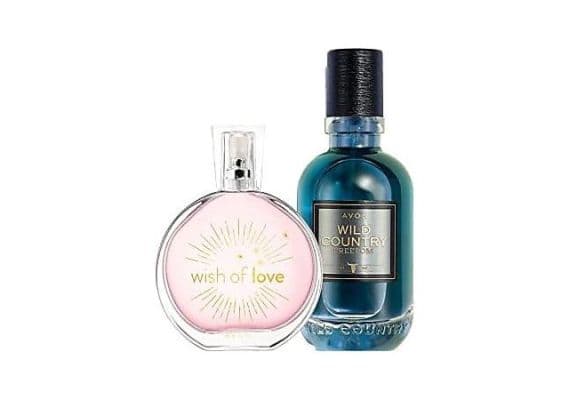 Avon Wild Country Freedom для мужчин и Wish Of Love для женщин