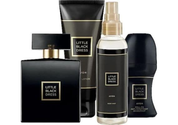 Avon Little Black Dress для женщин Losyon Rollon и Vücut Спрей набор