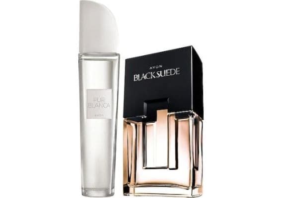 Avon Black Suede для мужчин + Pur Blanca набор для женщин