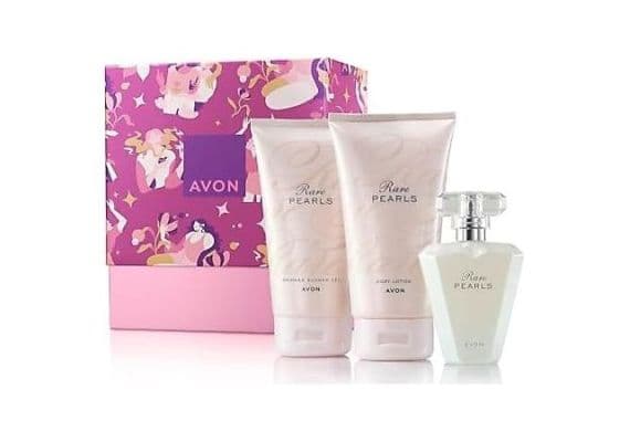 Avon Rare Pearls для женщин Losyon и Гель для душа Подарочный набор