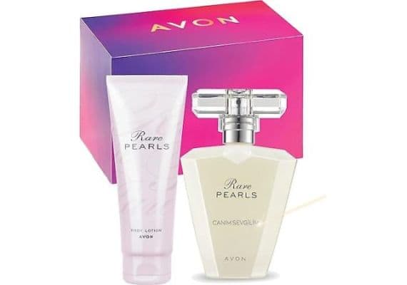 Avon Canım Sevgilim Yazılı Rare Pearls Парфюм Подарочный Kutulu набор