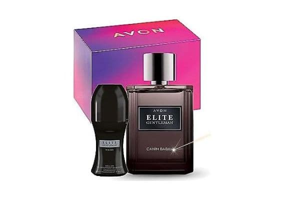 Avon Canım Babam Yazılı Elite Gentleman Парфюм Подарочный Kutulu набор