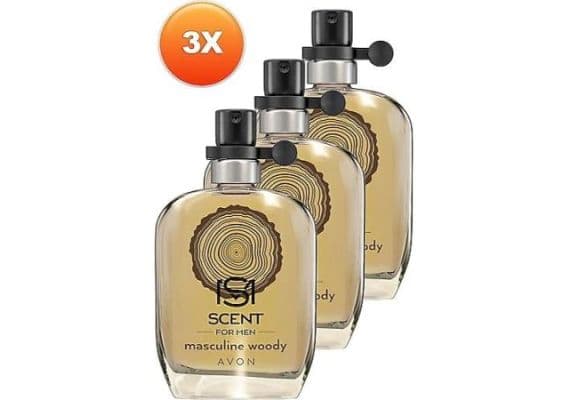 Avon Scent Masculine Woody Туалетная вода 30 мл 3 Шт. для мужчин