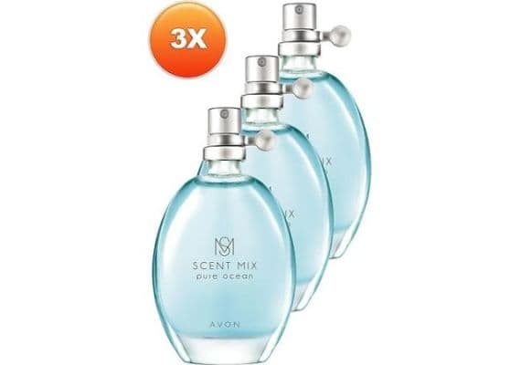 Avon Scent Mix Pure Ocean Туалетная вода 30 мл 3 Шт. для женщин