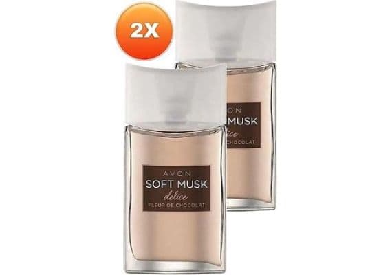 Avon Soft Musk Delice Туалетная вода 50 мл 2 Шт. для женщин