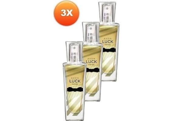 Avon Luck Парфюмированная вода 30 мл 3 Шт. для женщин