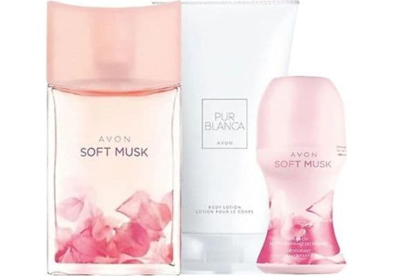 AVON Soft Musk Туалетная вода 50 мл набор для женщин