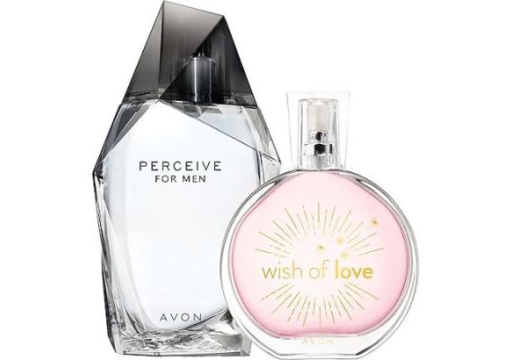 Avon Perceive для мужчин и Wish Of Love для женщин