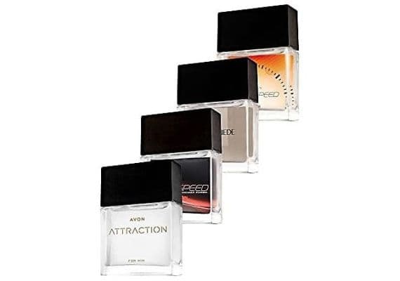 Avon Full Speed Black Suede Full Speed Max Turbo и Attraction для мужчин