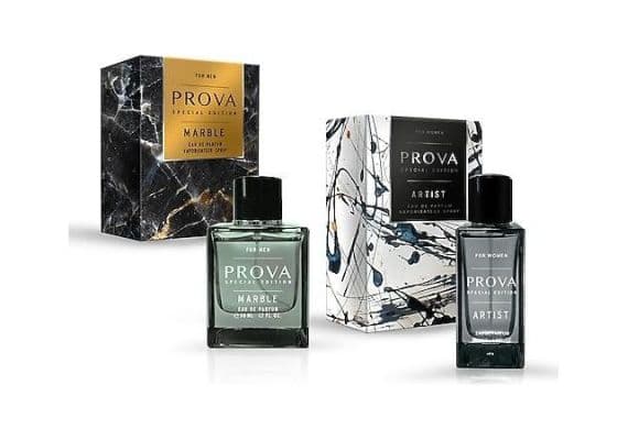 Prova Special Edition Marble 50 мл Парфюмированная вода для мужчин и Artist 50 мл Парфюмированная вода набор для женщин 2 x 50 мл