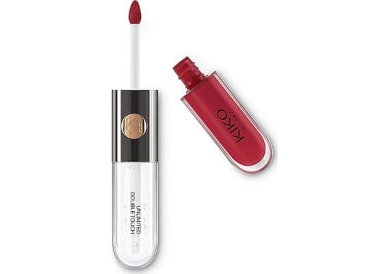 KIKO Жидкая помада Unlimited Double Touch 108 Satin Currant Red, Варианты: 108 Satin Currant Red