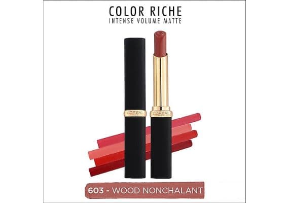 L'Oreal Paris Color Riche Intense Volume матовая губная помада 603 Wood Nonchalant, Варианты: 603 Wood Nonchalant