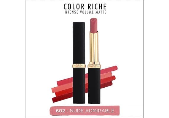 L'Oréal Paris Color Riche Intense Volume матовая губная помада 602 Nude Admirable, Варианты: 602 Nude Admirable