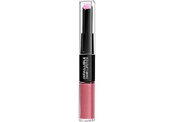 L'Oreal Paris Infaillible 2 Steps Lipstick 24 часа стойкая 213 Toujours Teaberry Жидкая помада, Варианты: 213 Toujours Teaberry