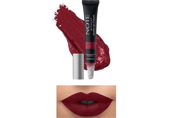 NOTE Mineral Matte Lip Cream Полуматовая жидкая помада 05 Plum Wine - Красный