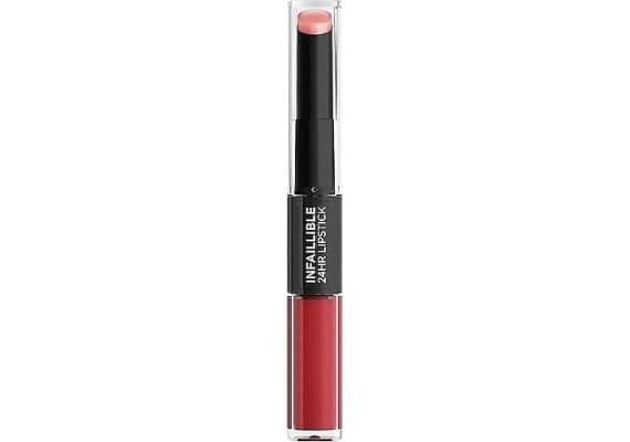 Loreal Paris Infaillible 2 Steps Lipstick 24 часа стойкая 501 Timeless Red Жидкая помада