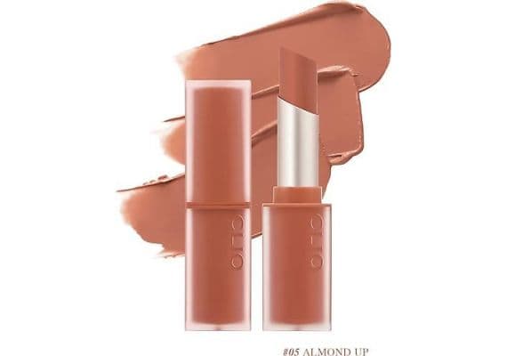 Clio Мягкая текстура, легкий матовый финиш губная помада Clio Chiffon Mood Lip (05 Almond Up)