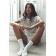 Zara Футболка с короткими рукавами , Цвет: Белый, Размер: XS