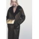 Zara Сумочка-клатч с заклепками , Цвет: Металлик, Размер: Только один размер