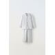 Zara Двух-шестилетние / пижамы в полоску в стиле рубашки , Цвет: Синий, Размер: 2-3 лет (98 см)