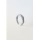 Zara Ободок из органзы , Цвет: Синий, Размер: M