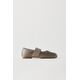 Zara Балетки из атласа , Цвет: Серый, Размер: 29 (18,3 см)