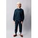 Zara Мягкий костюм с вышивкой в стиле костюма , Цвет: Синий, Размер: 6 лет (116 см)